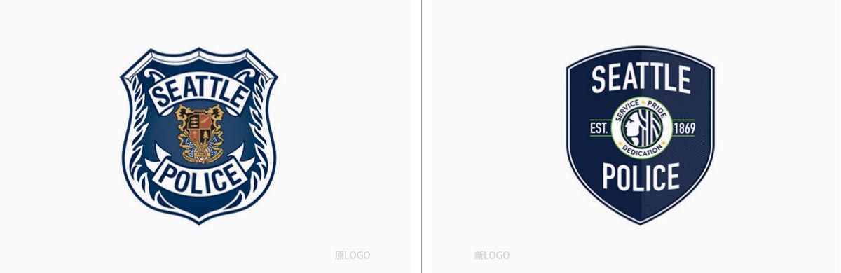 西雅图警察局的新品牌logo设计