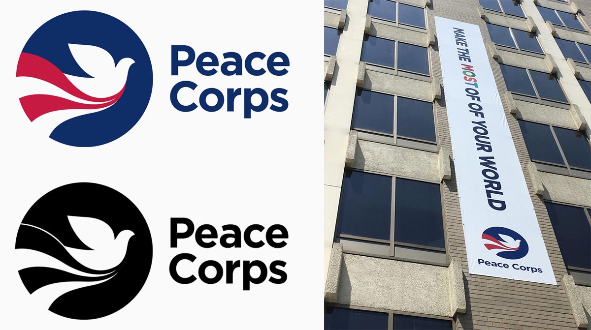 peace corps的新视觉形象logo设计